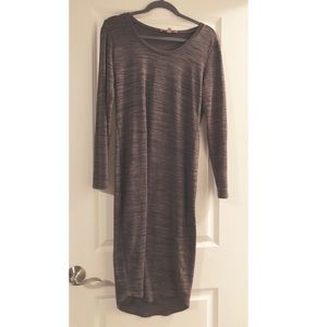 Fitted Calf Length Dress